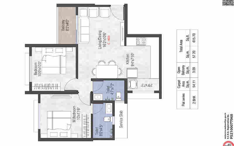 Nambiar District 25 Floor Plan